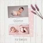 Geburt Einladung Vorlage Luxus Geburt Ankündigung Vorlage Karte Wenig Ein In