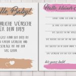 Geburt Karte Vorlage Neu Baby & Geburtskarten 10 Karten "wünsche " Babyparty