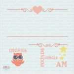 Geburtsanzeige Vorlage Best Of Geburt Statistiken Ankündigung Vorlage Eule thema Geburt