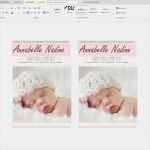 Geburtsanzeige Vorlage Erstaunlich Geburtsanzeige Für Ein Kleines Mädchen – Wordvorlage