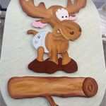 Geburtstafel Vorlagen Angenehm Panadesign Geburtstafel Elchbaby 800mm 1000mm