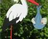 Geburtstafel Vorlagen Cool 80 Cm Gesamtgröße " Storch Adebar " Mit Blauem Babybündel