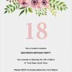 Geburtstag Einladung Vorlage Großartig Einladungen Zum 18 Geburtstag Vorlagen Kostenlos