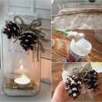 Geburtstag Im Glas Vorlage Erstaunlich 20 Diy Ideen Für Winterdeko Mit Nadelbäume Zapfen Freshouse