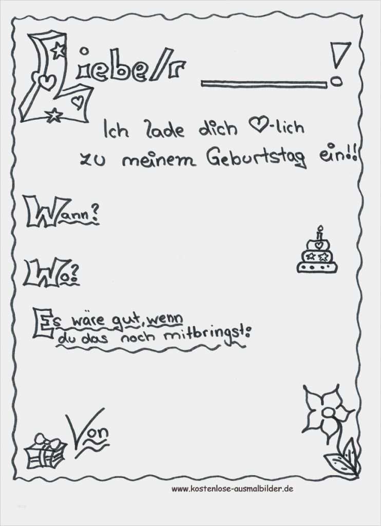 Geburtstagseinladung 18 Vorlagen Angenehm Einladung Geburtstag Kostenlos