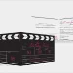 Geburtstagseinladung 18 Vorlagen Erstaunlich Einladung 18 Geburtstag "regieklappe"