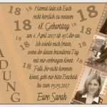 Geburtstagseinladung 18 Vorlagen Fabelhaft Einladung 18 Geburtstag