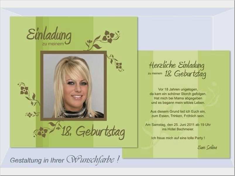 Geburtstagseinladung 18 Vorlagen Großartig Geburtstagseinladung Zum 18 Geburtstag Kostenloskreative