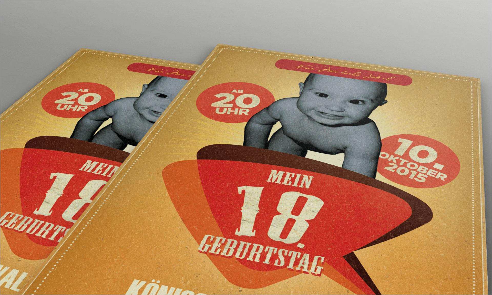 Geburtstagseinladung 18 Vorlagen Neu Einladung 18 Geburtstag