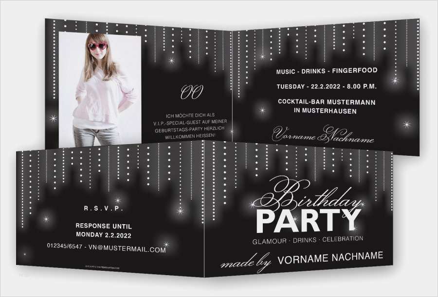 Geburtstagseinladung 25 Vorlagen Luxus Einladung Zum Geburtstag Vorlage