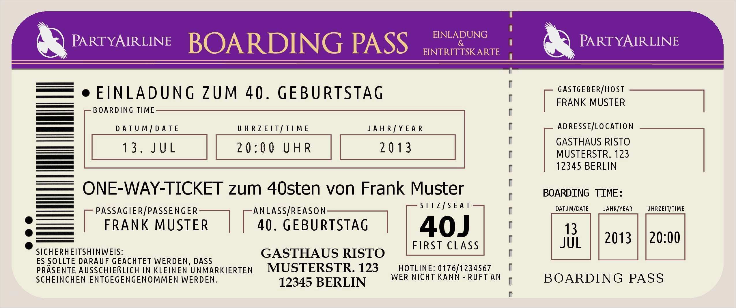 Geburtstagseinladung 40 Vorlagen Kostenlos Schön Einladungskarten 40 Geburtstag