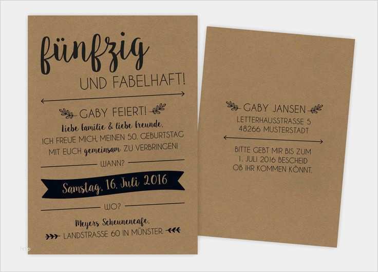 Geburtstagseinladung 50 Geburtstag Vorlagen Schönste Die Besten 25 Einladungskarten 50 Geburtstag Ideen Auf