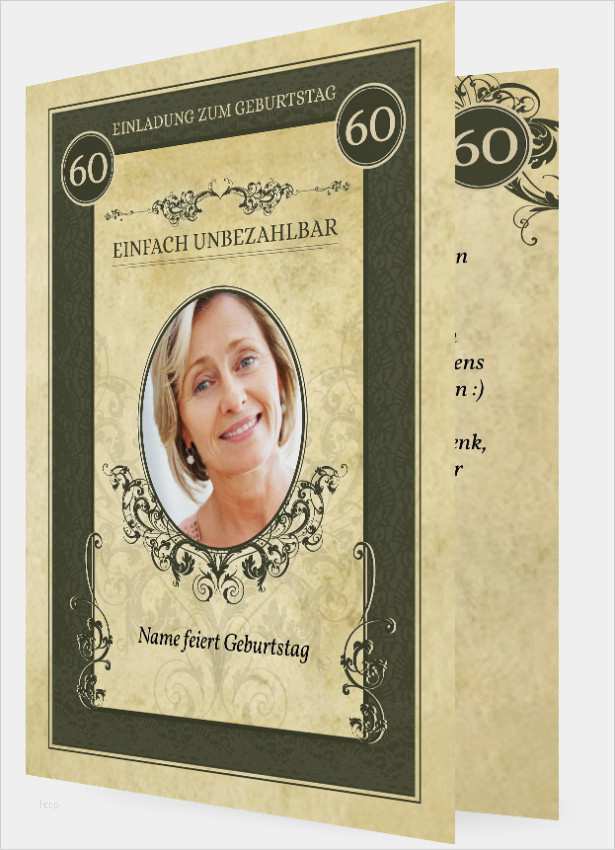 Geburtstagseinladung 60 Geburtstag Vorlagen Großartig Vorlagen Für 60 Geburtstagseinladung
