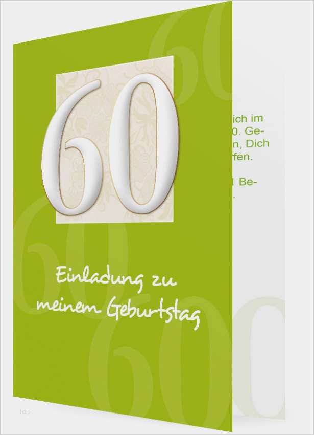 Geburtstagseinladung 60 Geburtstag Vorlagen Inspiration Einladung Zum 60 Geburtstag