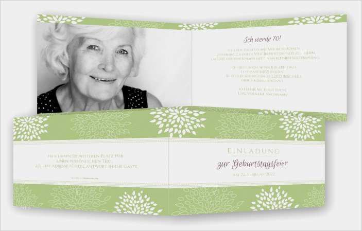 Geburtstagseinladung 70 Vorlagen Süß Einladung 70 Geburtstag