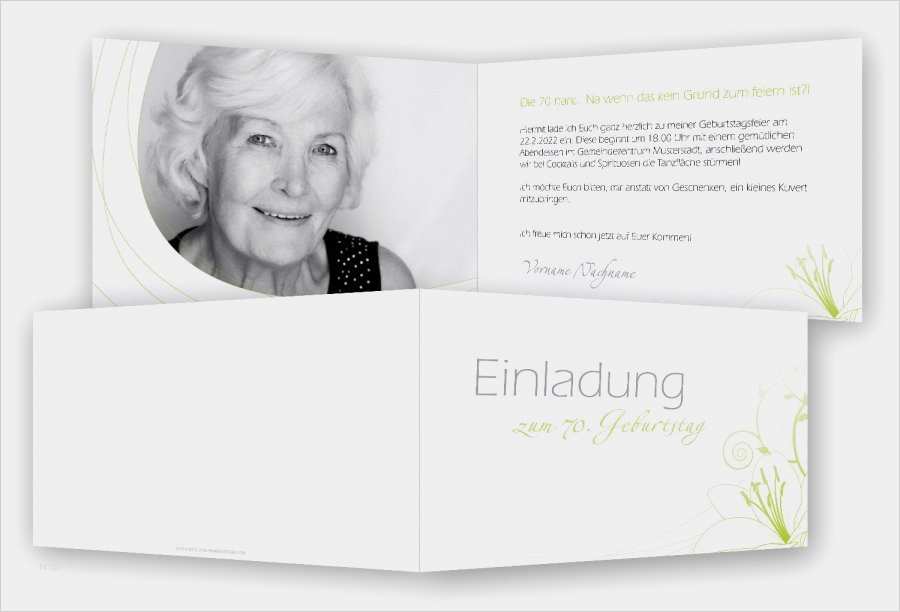 Geburtstagseinladung 80 Geburtstag Vorlage Einzigartig Einladungskarten 70 Geburtstag Vorlage