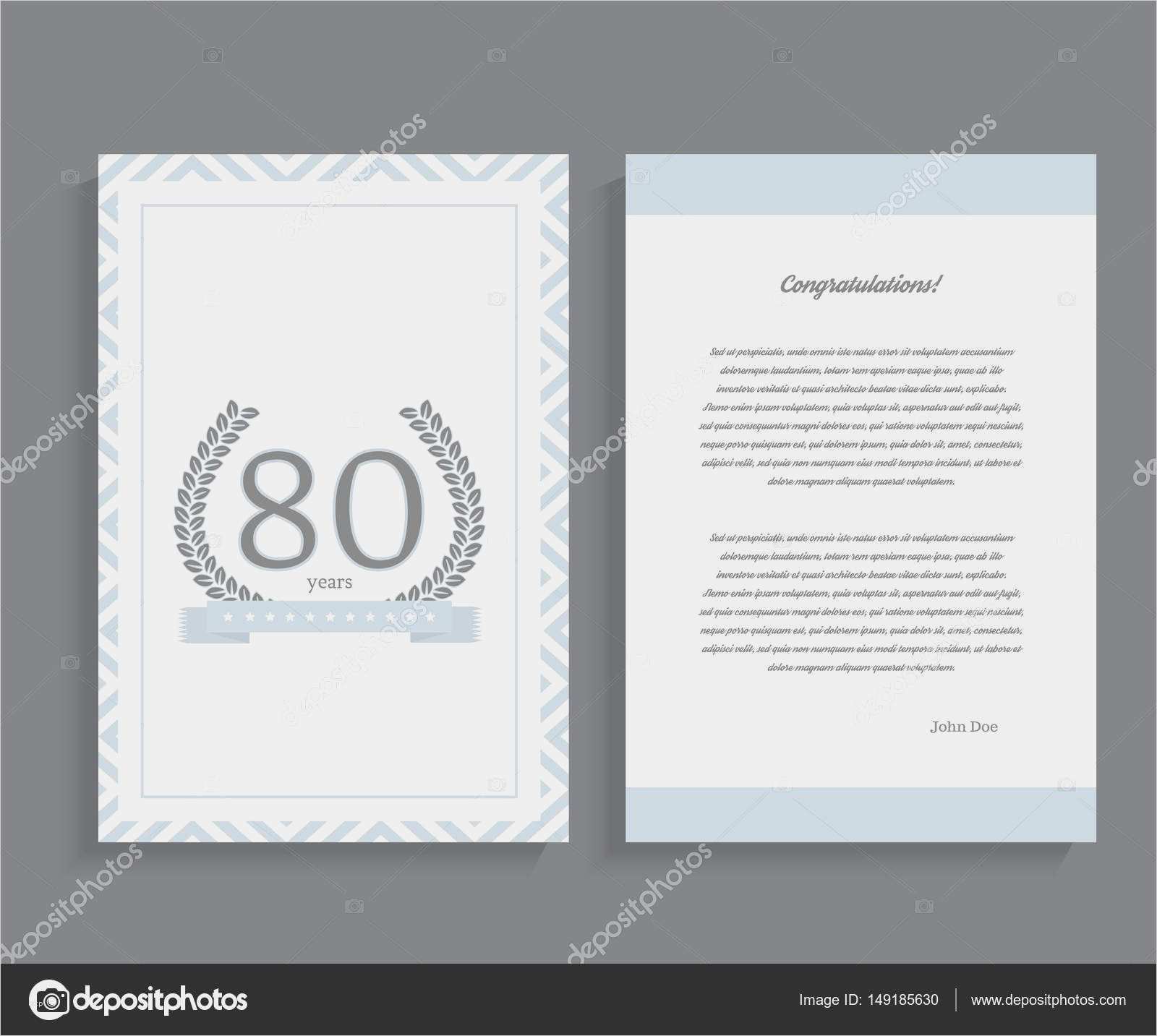 Geburtstagseinladung 80 Geburtstag Vorlage Gut Geburtstagseinladung 80 Geburtstag Vorlage