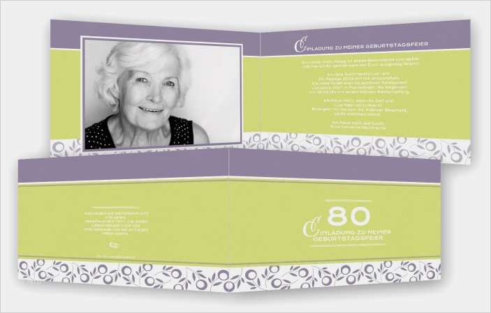 Geburtstagseinladung 80 Geburtstag Vorlage Hübsch 80 Geburtstag Einladung