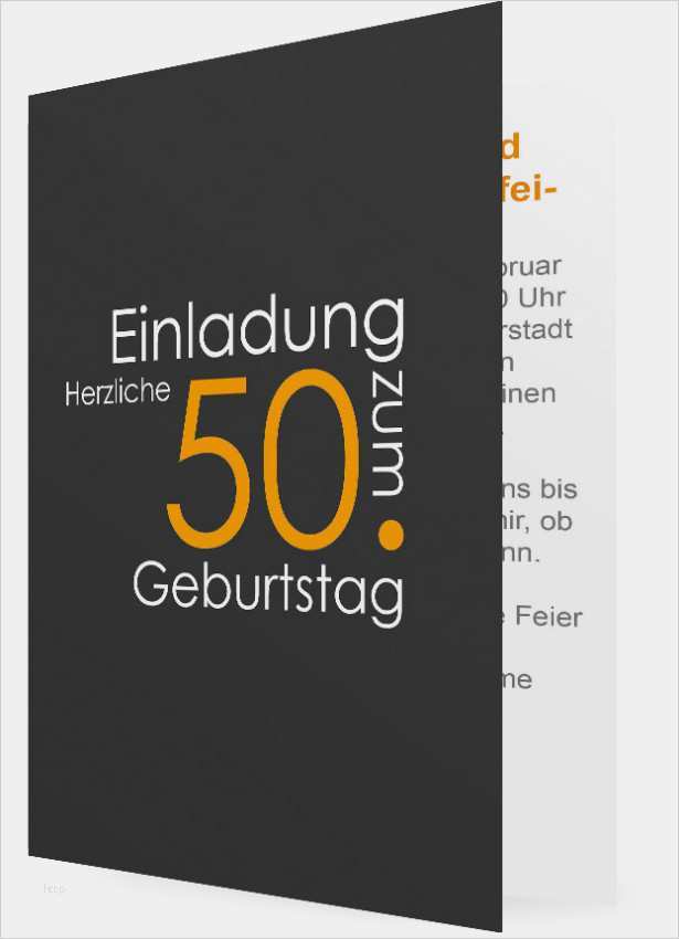 Geburtstagseinladung 80 Geburtstag Vorlage Schönste Geburtstagseinladung Zum 50