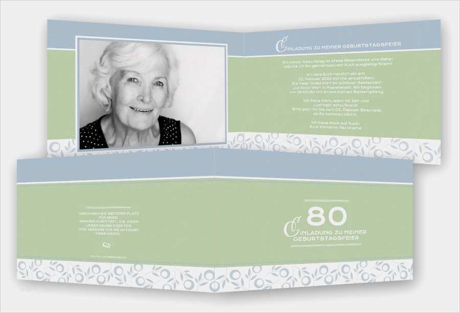 Geburtstagseinladung 80 Vorlage Angenehm 80 Geburtstag Einladung