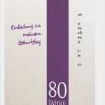 Geburtstagseinladung 80 Vorlage Inspiration Vorlage Für Geburtstagseinladung Achtzig