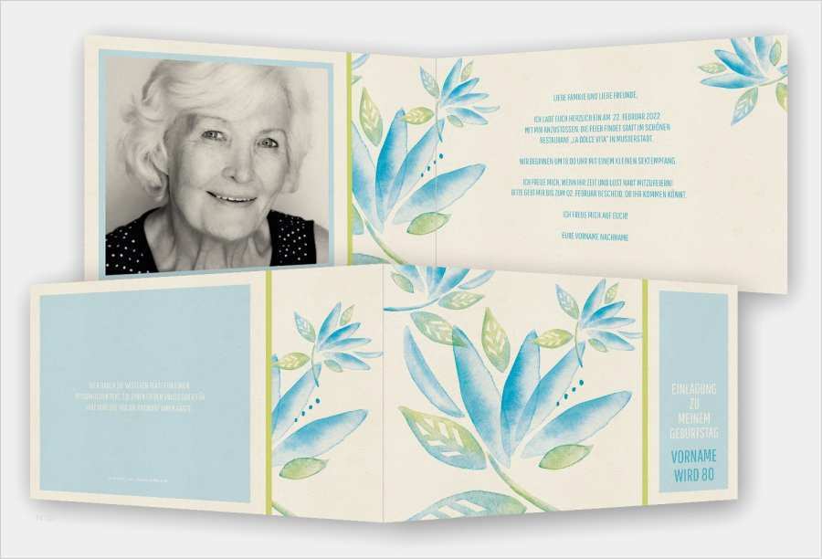 Geburtstagseinladung 80 Vorlage Schön Einladungen 80 Geburtstag Vorlage