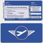 Geburtstagseinladung Boarding Pass Vorlage Cool Einladungskarten Geburtstag Flugticket Einladungskarte