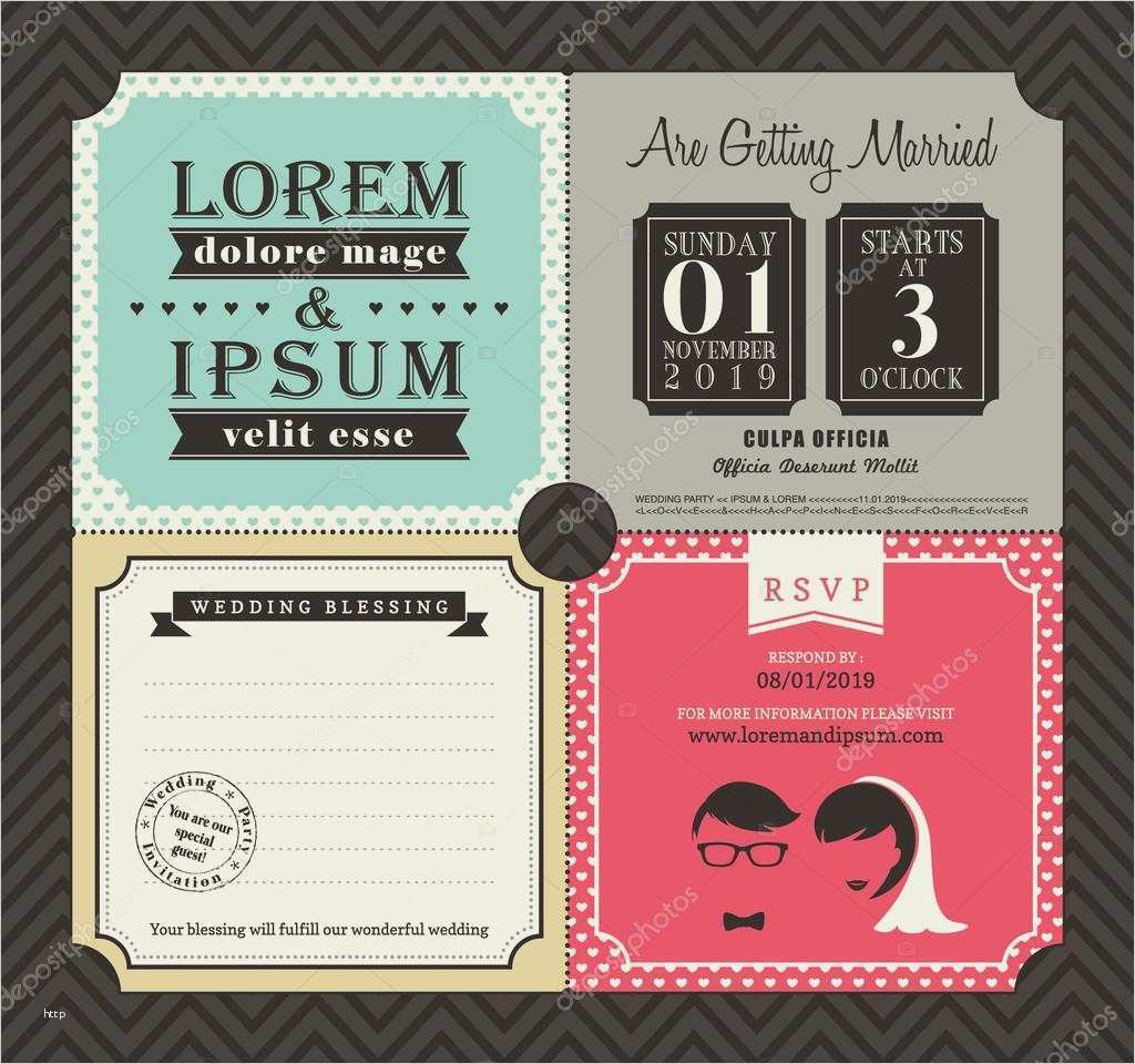 Geburtstagseinladung Boarding Pass Vorlage Elegant Vintage Style Boarding Pass Ticket Wedding Invitation