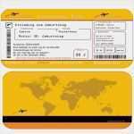 Geburtstagseinladung Boarding Pass Vorlage Erstaunlich Einladungskarten Geburtstag Boarding Pass Flugticket Gelb