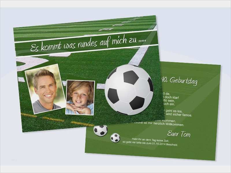 Geburtstagseinladung Fussball Vorlagen Elegant Einladungskarte Einladung Zum Runden Geburtstag
