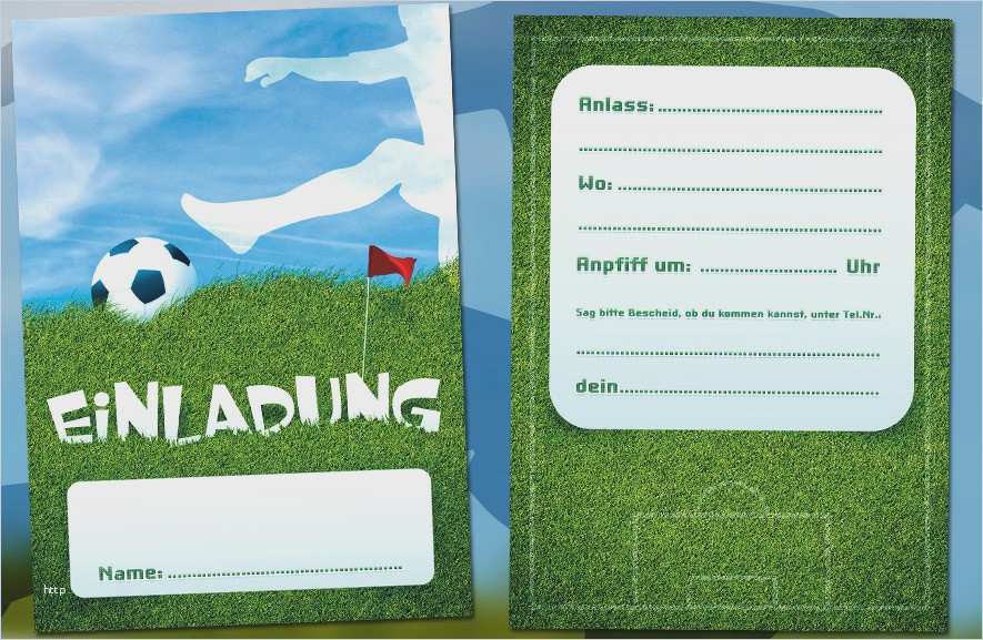 Geburtstagseinladung Fussball Vorlagen Erstaunlich Einladungskarten Fusball Zum Ausdrucken – Travelslow