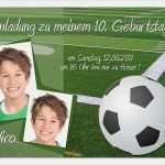 Geburtstagseinladung Fussball Vorlagen Gut Geburtstagskarte Fussball Ausdrucken ⋆ Geburtstag
