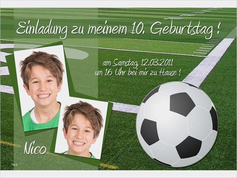 Geburtstagseinladung Fussball Vorlagen Gut Geburtstagskarte Fussball Ausdrucken ⋆ Geburtstag
