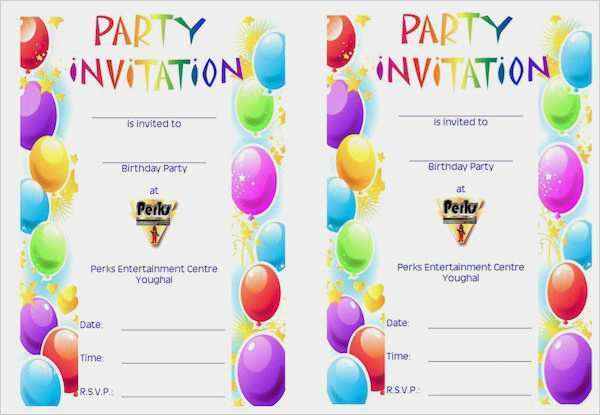 Geburtstagseinladung Pdf Vorlage Cool Geburtstagseinladung Vorlage 50