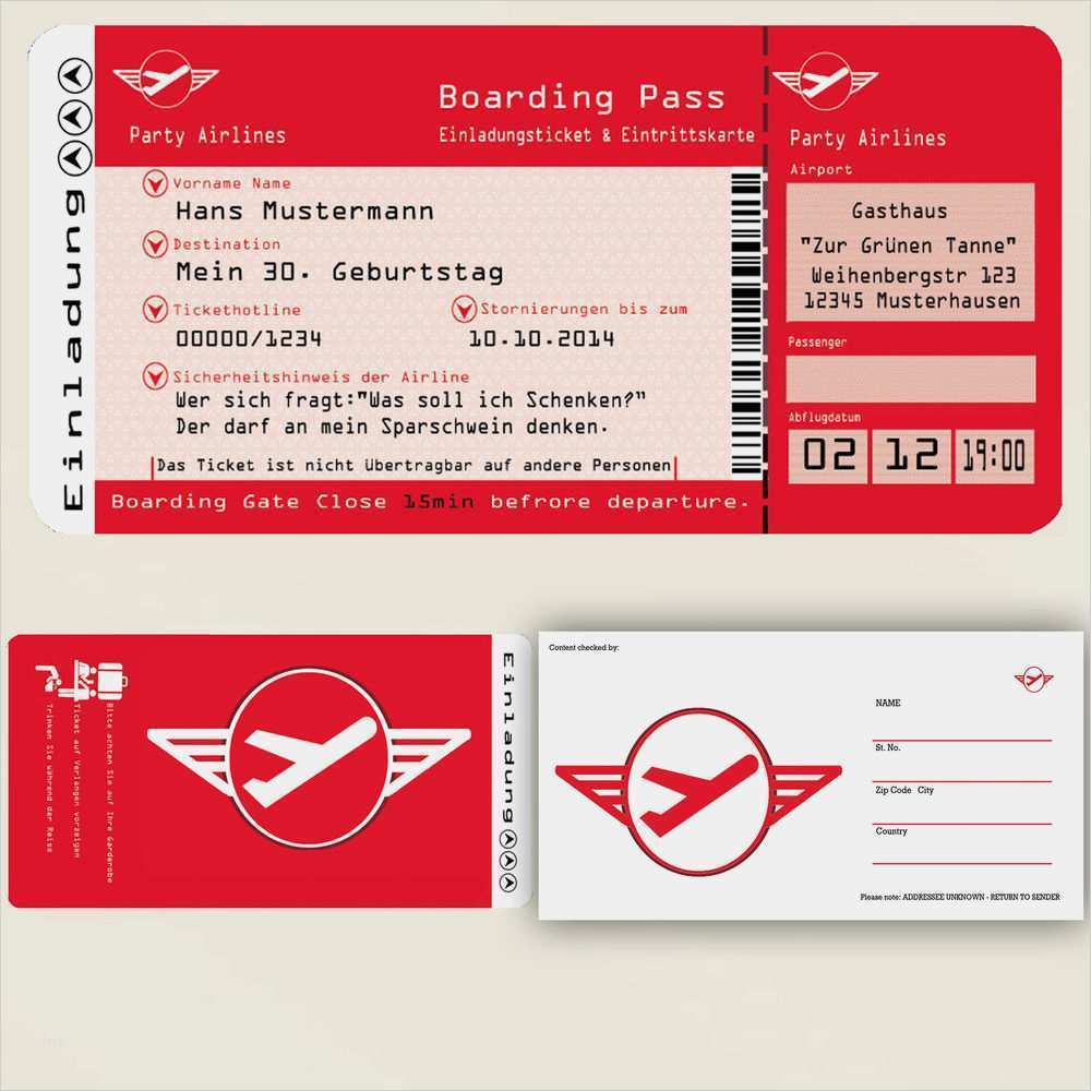 Geburtstagseinladung Ticket Vorlage Bewundernswert Einladungskarten Geburtstag Einladung Ticket Party