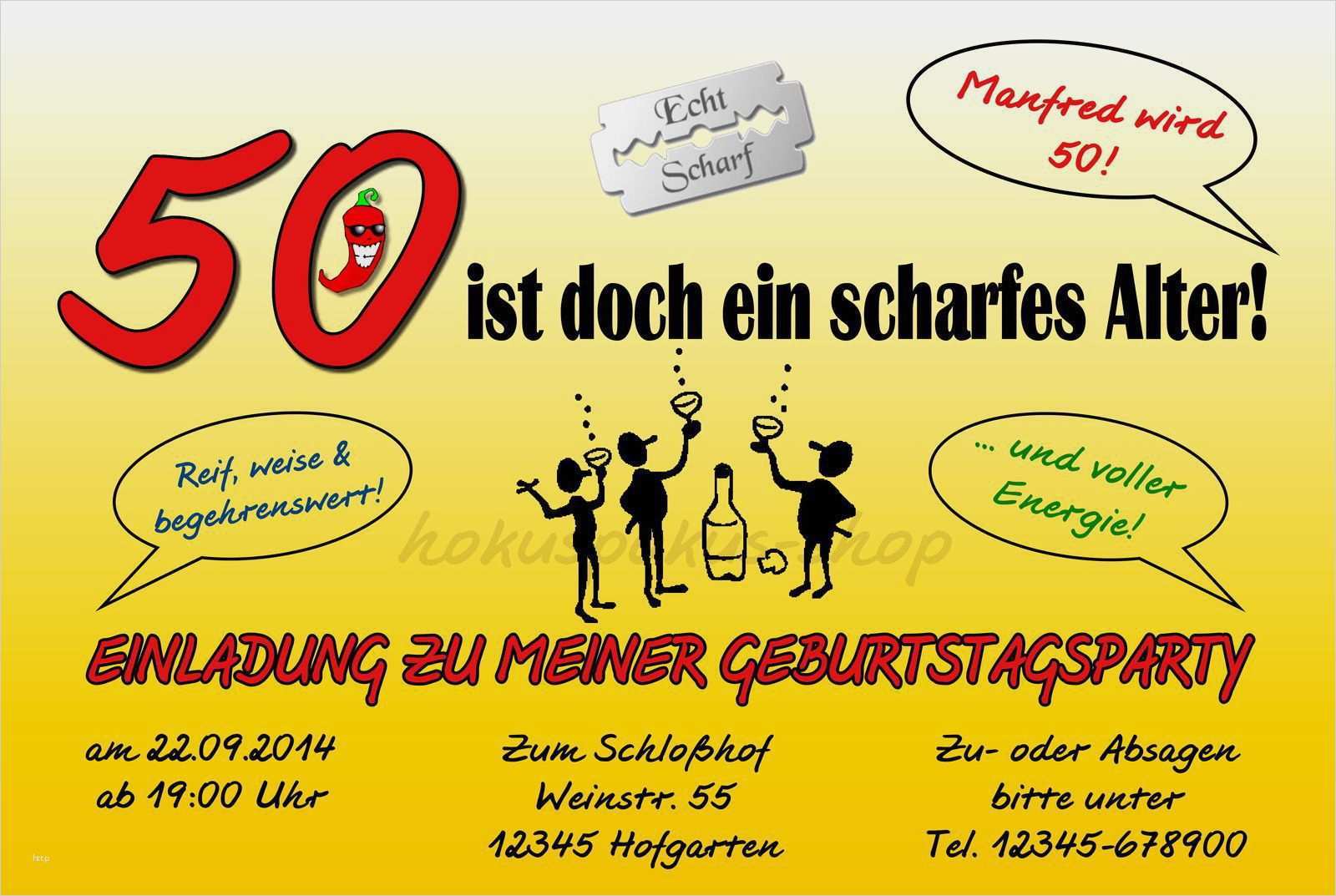 Geburtstagseinladung Vorlage 50 Cool Einladung 50 Geburtstag Vorlagen