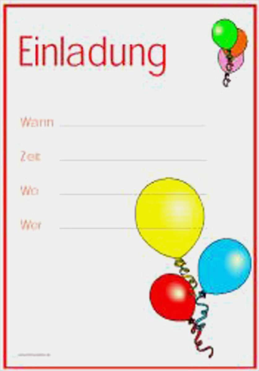 Geburtstagseinladung Vorlage Kinder Inspiration Einladung Nemerkenswert Einladung Vordruck Wunderbar