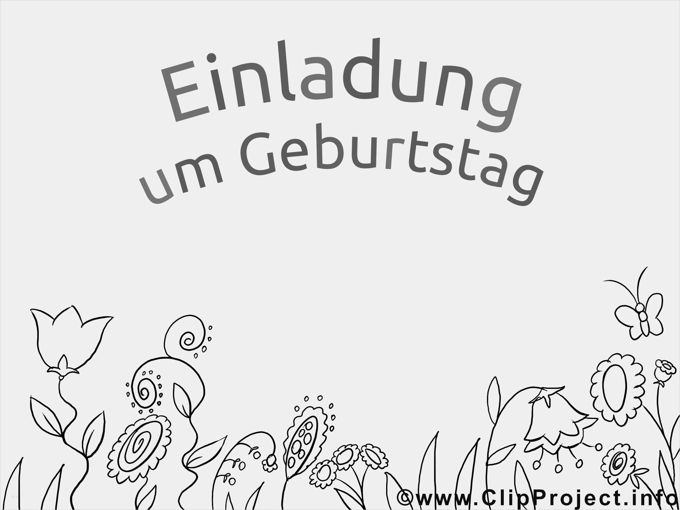 Geburtstagseinladung Vorlage Kindergeburtstag Angenehm Einladung Vorlage Wiese Mit Blumen Ausmalbilder