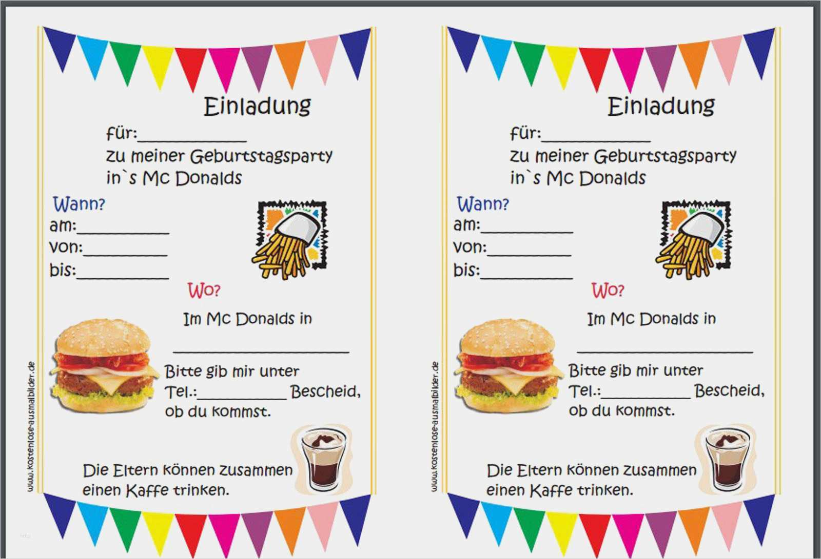 Geburtstagseinladung Vorlage Kindergeburtstag Süß Einladung Geburtstag Kostenlos