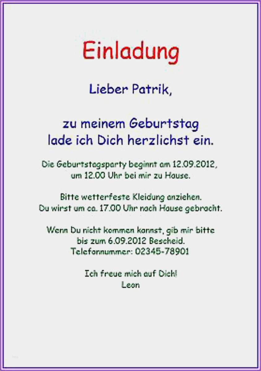 Geburtstagseinladung Vorlage Text Cool Geburtstag Einladung Text