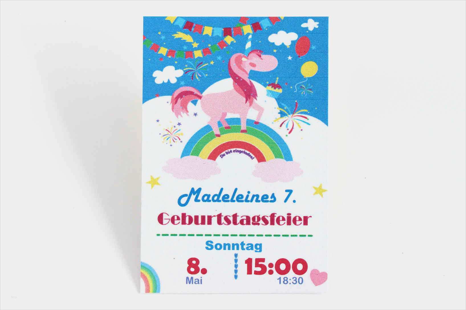 Geburtstagseinladung Vorlage Zum Ausdrucken Kostenlos Erstaunlich Einhorn Einladung Zum Ausdrucken ⋆ Kindergeburtstag Planen