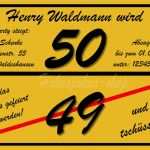Geburtstagseinladung Zum 50 Vorlagen Hübsch Einladungen Zum 50 Geburtstag