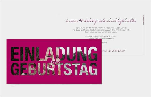 Geburtstagseinladungen 40 Geburtstag Vorlagen Wunderbar Einladung Zum 40 Geburtstag Einladungskarten Gestalten