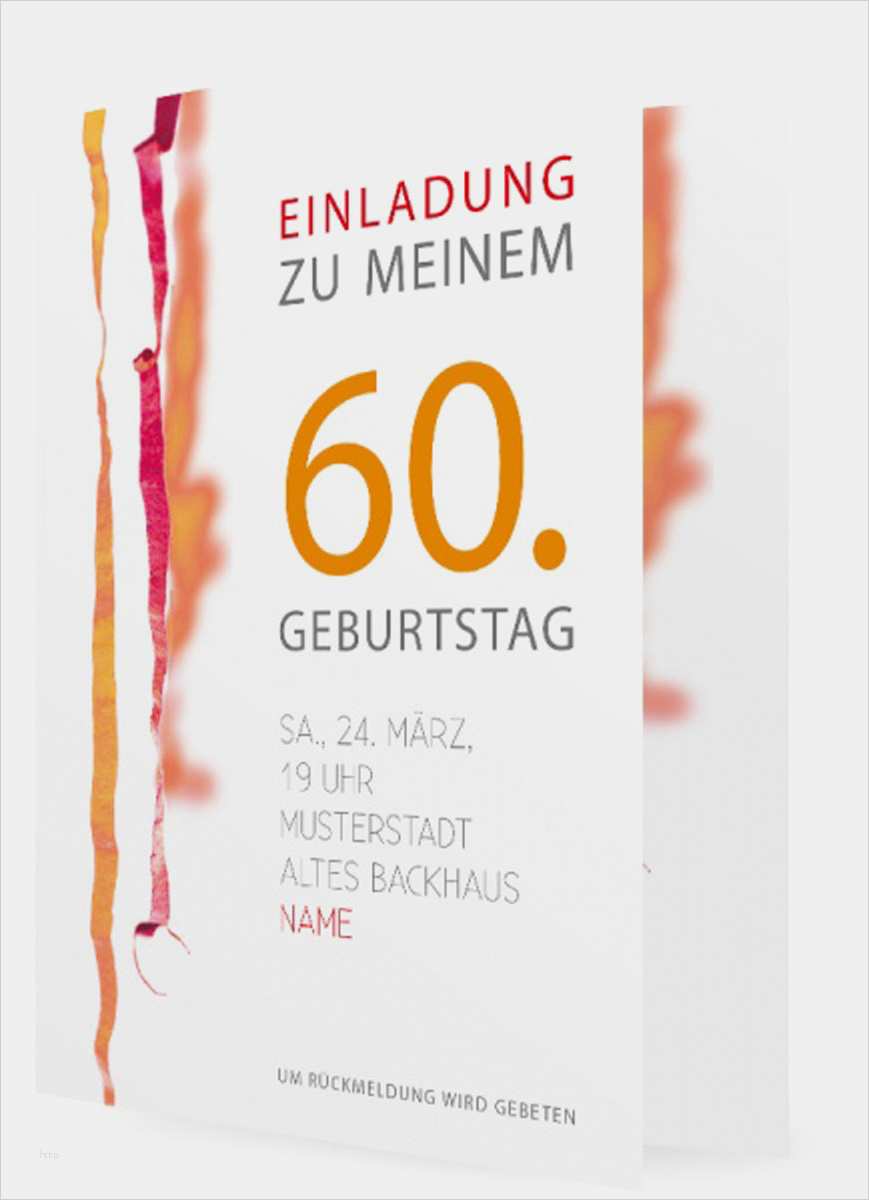 Geburtstagseinladungen Vorlagen Zum Ausdrucken Best Of 60 Geburtstag Einladung
