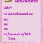 Geburtstagseinladungen Vorlagen Zum Ausdrucken Einzigartig Einladung 1 Geburtstag Vorlage