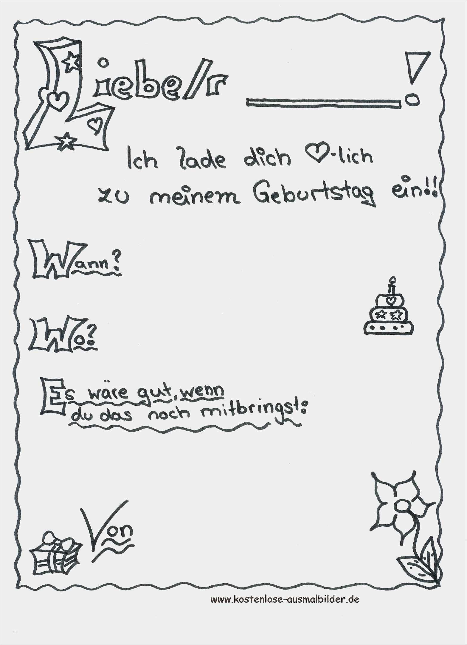 Geburtstagseinladungen Vorlagen Zum Ausdrucken Großartig Einladungskarten Zum Geburtstag