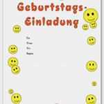 Geburtstagseinladungen Vorlagen Zum Ausdrucken Großartig Vorlage Einladung Geburtstag