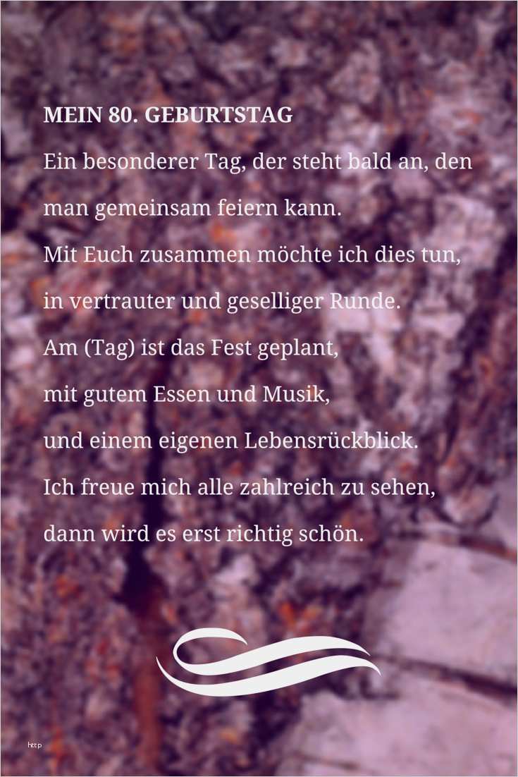 Geburtstagseinladungstexte Vorlagen Kostenlos Erstaunlich Einladung Zum 80 Geburtstag Sprüche Und Gedichte Als