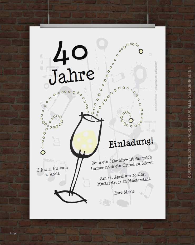 Geburtstagseinladungstexte Vorlagen Kostenlos Süß Drucke Selbst Einladungskarte Mit Sektglas Kostenlos