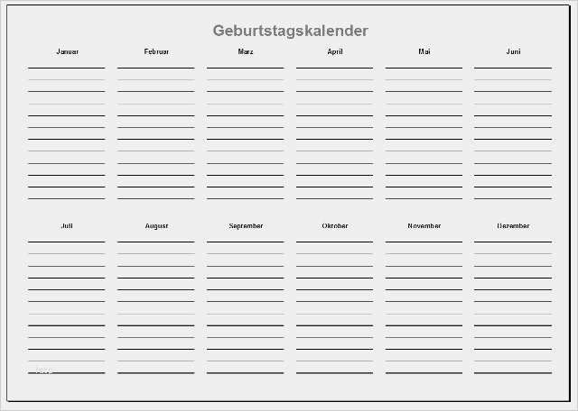 Geburtstagskalender Schule Vorlage Genial Ausgezeichnet Geburtstagskalender Vorlagen Fotos